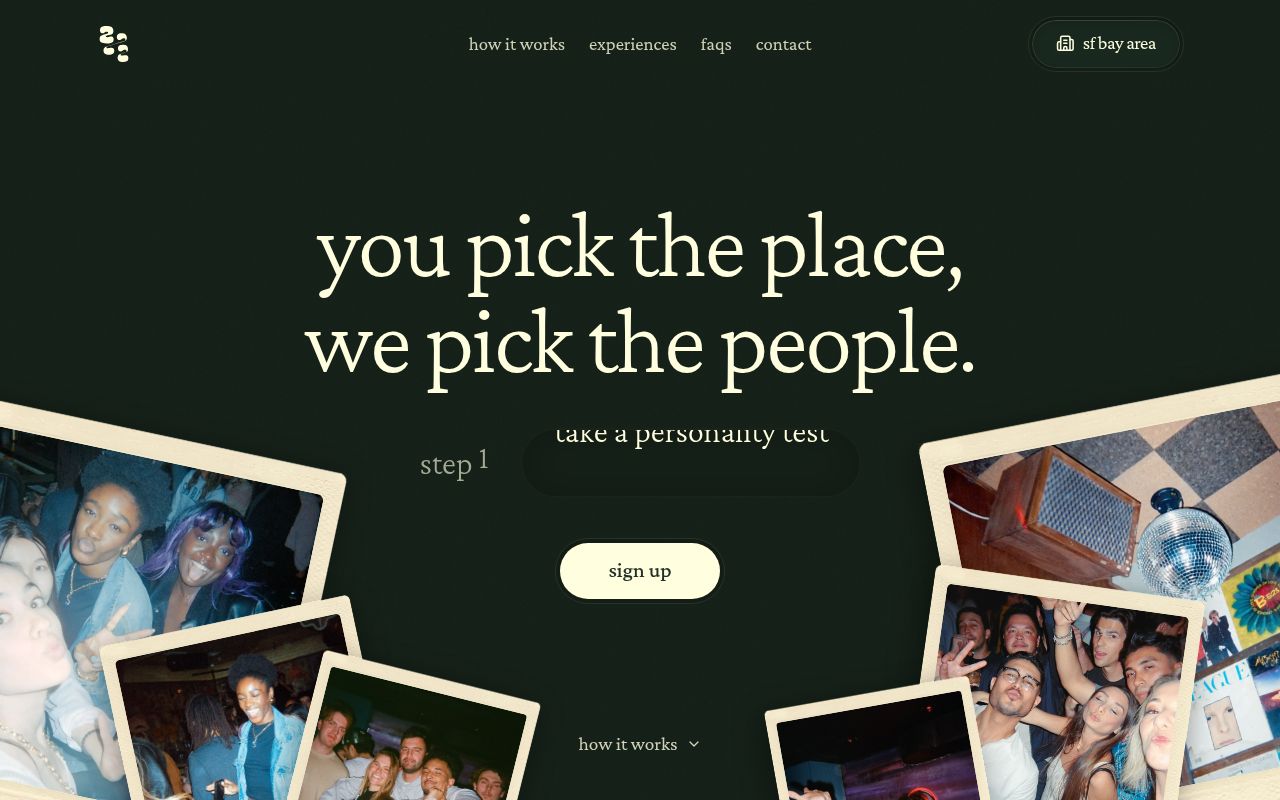 Screenshot of 222 (222.place) — Accelerating chance social encounters