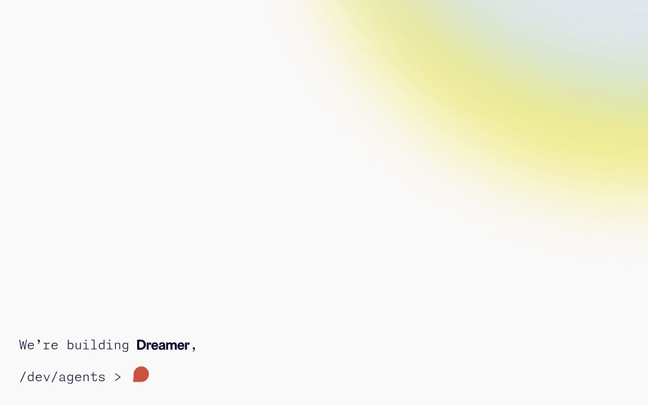 Screenshot of /dev/agents (sdsa.ai) — Next-gen operating system for AI agents