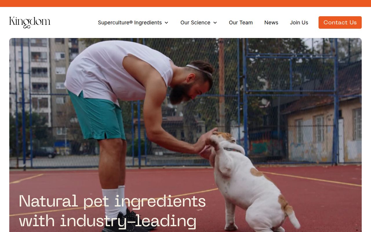 Screenshot of Kingdom Supercultures (kingdomsupercultures.com) — Natural functional ingredients that actually work