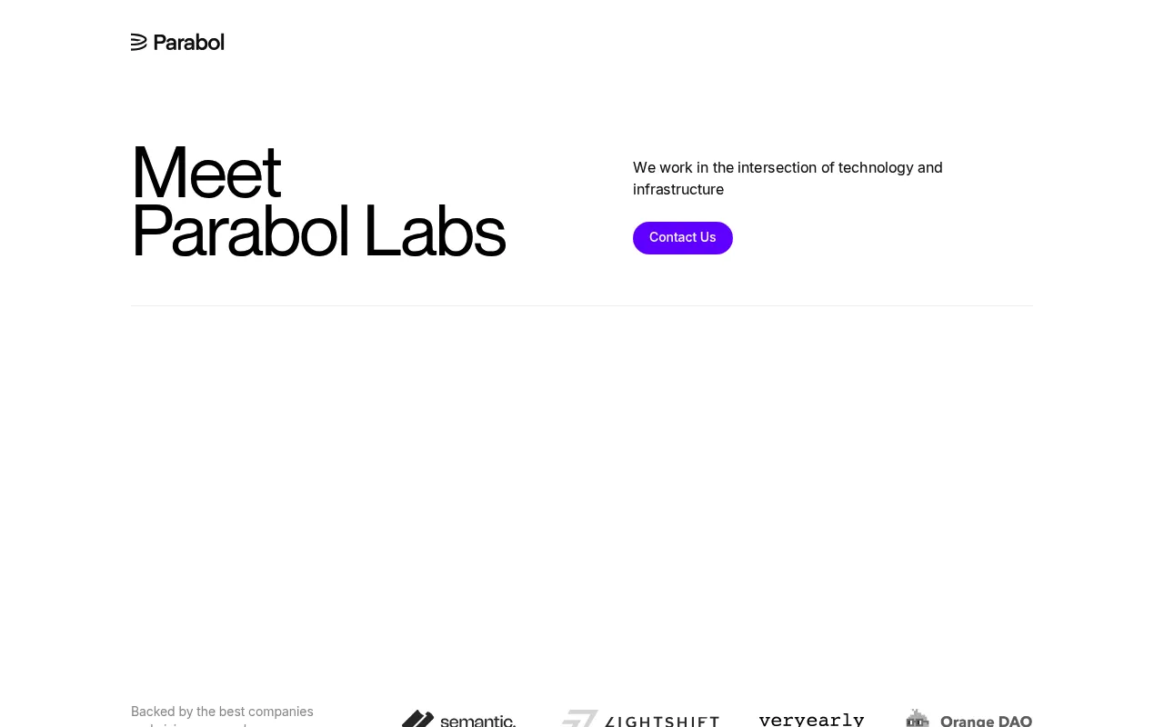 Screenshot of Parabol (parabol.fi) — Parabol