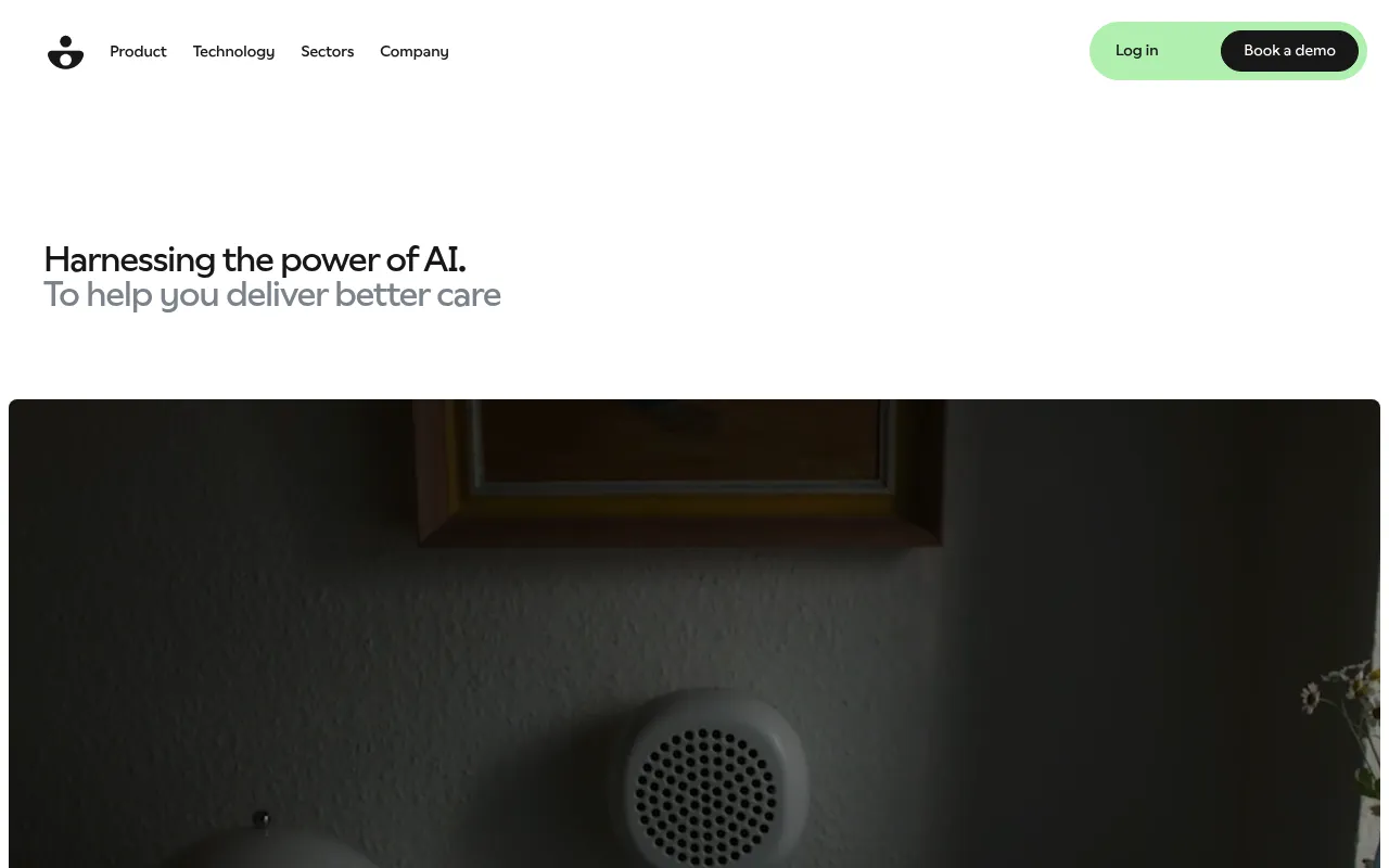 Screenshot of Teton (teton.ai) — Advanced patient monitoring