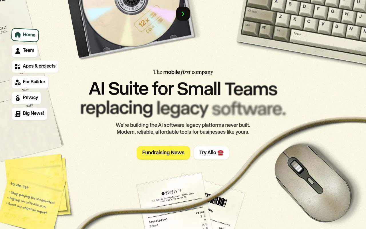 Screenshot of The Mobile-First Company (themobilefirstcompany.com) — The Mobile-First Company