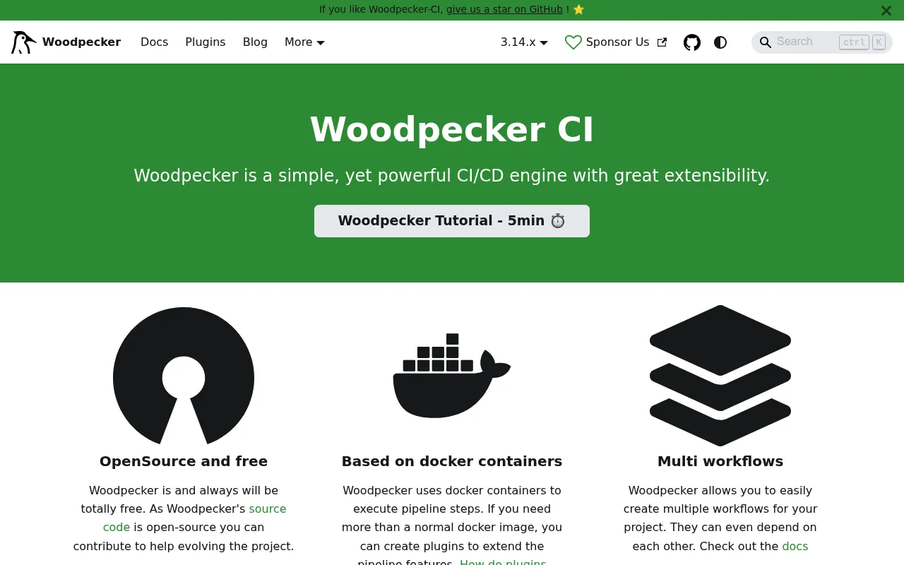 Woodpecker CI
